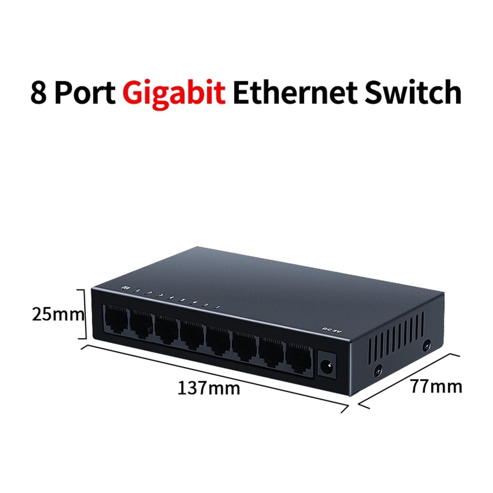 Business Ethernet switches 8 Port Gigabit Ethernet Switch Hub